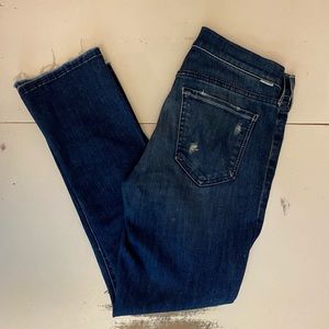 Mother Jeans- Rascal Ankle, Undonestep Fray, 26